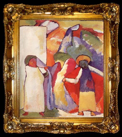 framed  Wassily Kandinsky Improvisation Vi, ta009-2
